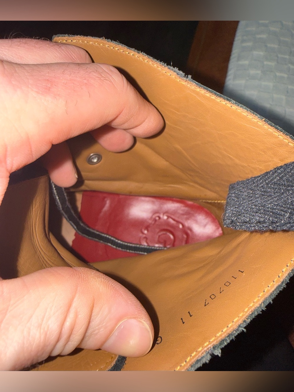 Grenson | Leather & Suede Lug Sole Boots | Black | Size 12 - Picture 14 of 16